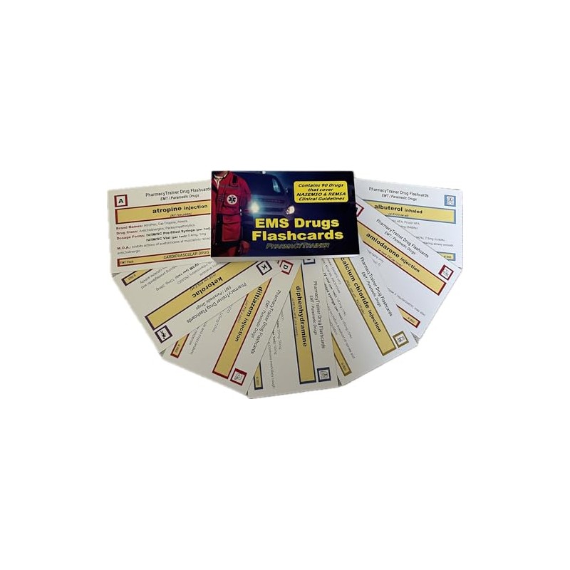 PharmacyTrainer EMS Drug Flashcards