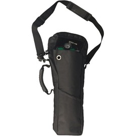 Portable Oxygen Shoulder Bag for A, B(M6), C(M9), D, M2, Ml6, M7 Size Oxygen Cylinders, Durable Oxford Material with Mesh Viewing Window, Portable Oxygen Tank Holder Bag for Travel, Storage, and Carry