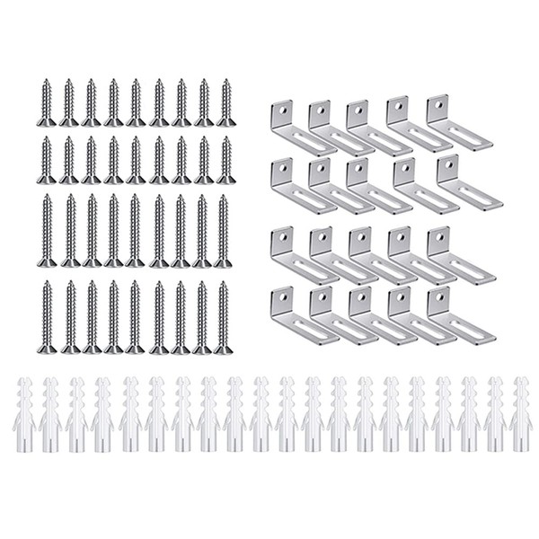 Ksrnsne Brackets Whiteboard Installation Hardware Kit Wall Hanging Kit for
