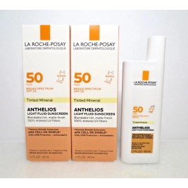 LA ROCHE POSAY ANTHELIOS TINTED MINERAL SPF 50 SUNSCREEN 1.7 OZ EXP:2027 2PC LOT