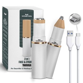 WINSTON 2 In 1 Trimmer For Women, Face And Eyebrow Trimmer For Women | (White)