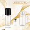 Cositina 100 Pcs Essential Oils Roller Bottles Mini Refillable Glass
