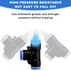 Pack of 15 8 mm OD Pneumatic Plug Connector, 3-Way
