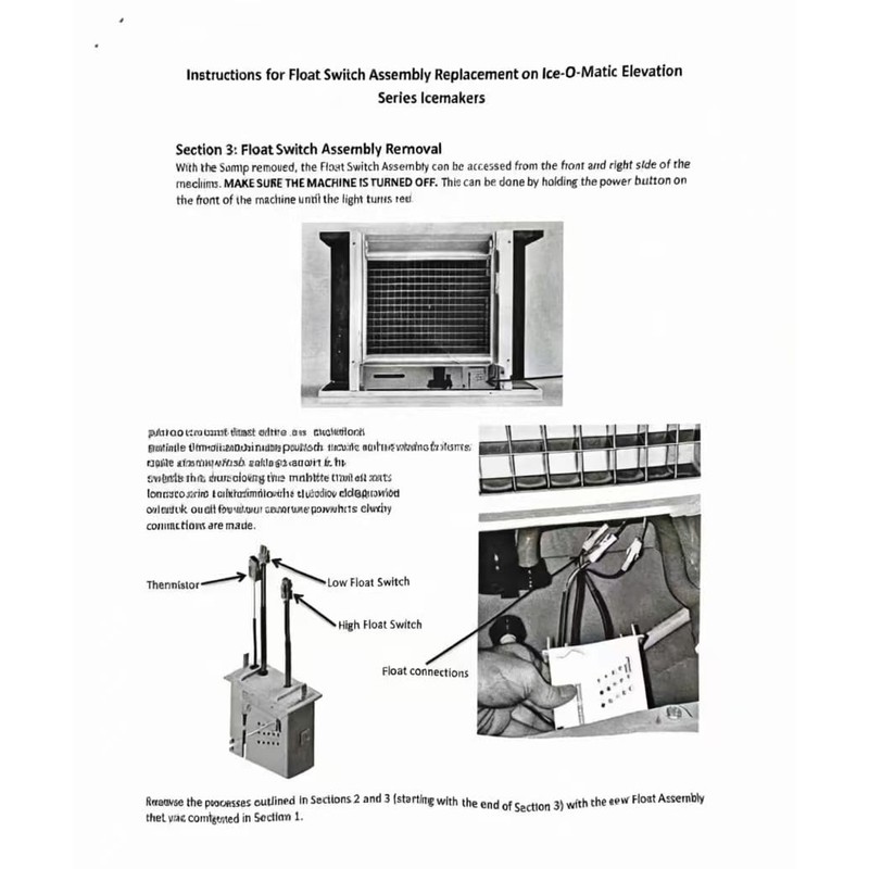1051224-01 Water Float Switch Kit fit for Ice-O-Matic Ice Machine