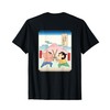 Crayon Shin-chan Samurai Shin-chan VS Buri Burizaemon T-shirt, Black