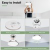 hykolity 2 Pack 12 Inch Selectable CCT LED Round Flat