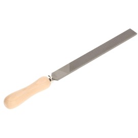 KOTARBAU® Workshop File Flat Length: 250 mm Cut 3 (Fine) Hand File Flat File Metal File for Metal Processing