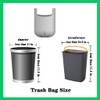 BAIYEUSO 100 Count 4 Gallon Small Black Trash Bags, Durable