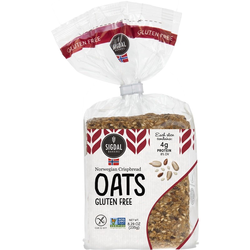 Sigdal Bakeri Gluten Free Oats | Norweigan Wholegrain Crispbread |