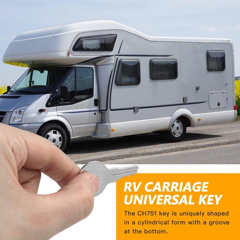 HaeKap 10x Universal Keys CH751 Replacement for RV Compartments Campers