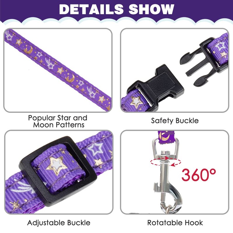 Cat Harness with Leash and Collar Set - Escape Proof