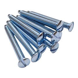 M3.5mm X 30mm Long Electrical Machine Screws for Light Switch Plug Socket - Pack of 20