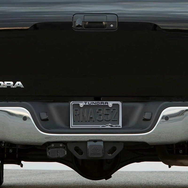 Chroma Graphics 042610 For Toyota Tundra Chrome Metal License Plate