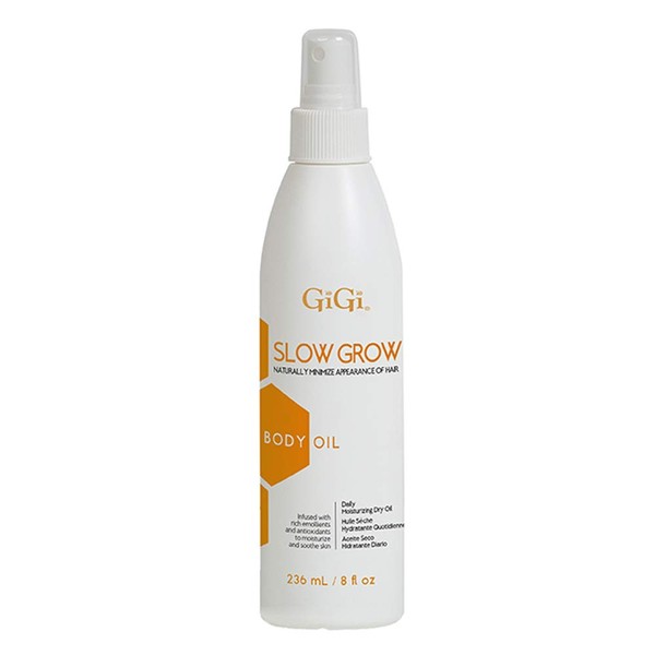 GiGi Slow Grow Body Oil, 8 ounces