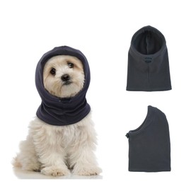 Katzinst Dog Tube Scarf for Neck and Ear Warmers for Dogs, Earmuffs, Anxiety Relief and Soothing Dog Ears, Warm Winter Pet Tube Scarf, Reduces Noise (S-L)