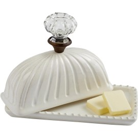 Mud Pie Door Knob Butter Dish