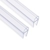 78" Frameless Shower Door Side Seal Shower Sweep and Side