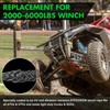 STEGODON Synthetic Winch Rope, 1/4'' x 50ft 10,000LBS Synthetic Winch