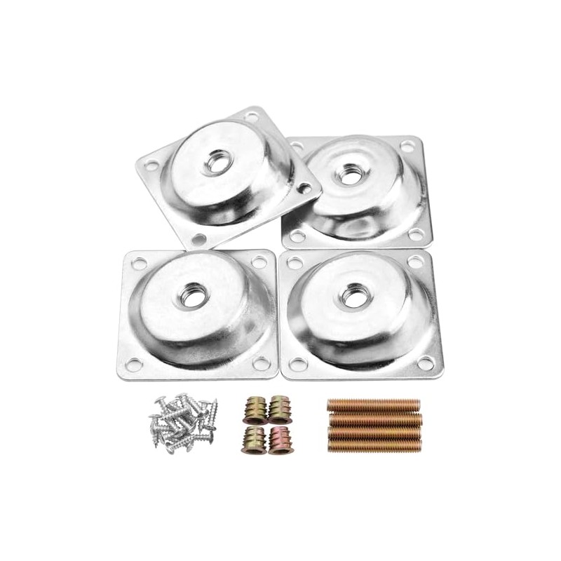 YGHSZ 14 Degree Angled Leg Mounting Plates Furniture Table Leg