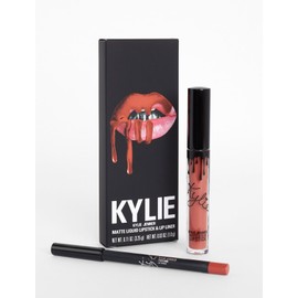 Kylie Cosmetics- LÁPIZ LABIAL LÍQUIDO MATE Y DELINEADOR DE LABIOS, KIT DE LABIOS DE KYLIE JENNER - OTOÑO                                              