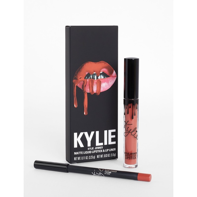Kylie Cosmetics- LÁPIZ LABIAL LÍQUIDO MATE Y DELINEADOR DE LABIOS,