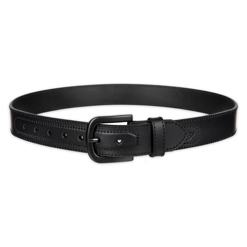 Dickies Men's Leather Belt with Tonal Stitch, Black, Medium