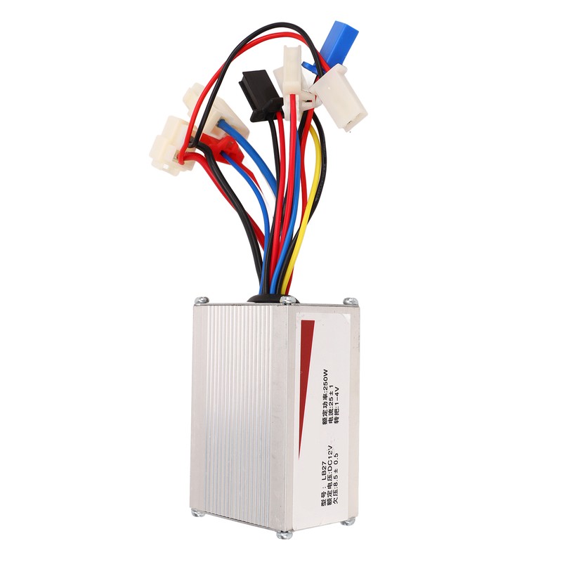 12V 250W Brushed Motor Controller Aluminum Alloy Electric Bike Controller