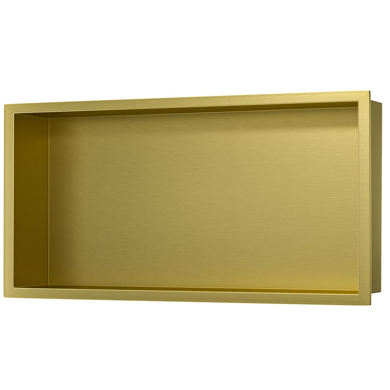 Bernkot Stainless Steel Shower Niche 24" X 12" Gold No
