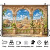 7X5Ft Greece Backdrop for Photoshoot Party Decorations, Ancient Greek Greece