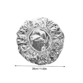 Baluue 3 pcs Tin Foil Hair Caps Elastic Hair Dye Caps for Deep Conditioning Salon Quality Comfortable Durable Design