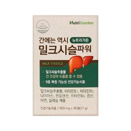 NutriGarden 뉴트리가든 간에는 역시 밀크시슬파워 900mg x 30정 NutriGarden Milk Thistle Power 900mg x 30 Tablets
