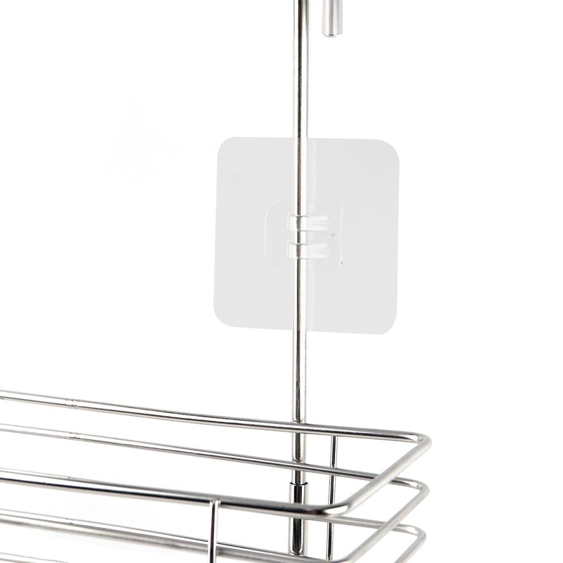 Antrader Hanging Shower Rack,Shower Caddy Hanging with Hooks,Hung on the