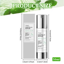 50 ml Reparierende Essenz Centella,Centella Complex,Reedle Shot,Hyaluronsäure für Fahle,Grüner Propolis-Extrakt,für stumpfe, müde Haut.