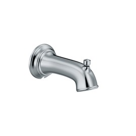Moen 3737 Dartmoor 1/2-Inch Slip Fit Connection Diverter Tub Spout, Chrome