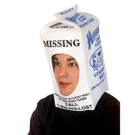 Rasta Imposta Milk Carton Hood, White, One Size