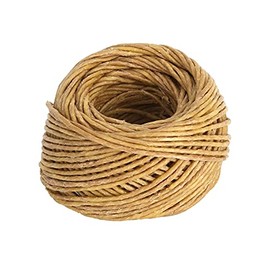 Mecha de Cáñamo Orgánico, Mecha de Vela de Cáñamo Orgánico de 2 Mm de Diámetro para Fabricación de Velas de Bricolaje para Lámparas de Aceite de Bricolaje (30m)