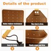 Heavy Duty Leather Fly Swatter, Long Handle Fly Swatter with