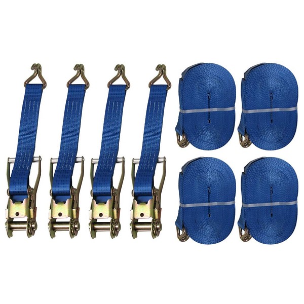 Tie Down Ratchet Straps 5T 50MM 8M X4 (Cargo Lashing