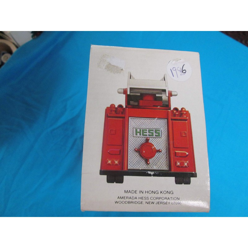 Hess 1986 Fire Truck Bank