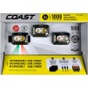 Coast CH1000R 1000-Lumen Headlamp 3-Pack – Rechargeable Dual Power IPX7