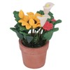 1:12 Miniature Dollhouse Plants Hand Crafted High Simulation Mini Potted