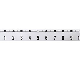 hand2mind -39 to 185 Integer Number Line for Classroom Wall, Math Borders Classroom Bulletin, Number Lines for Students, Teacher Supplies, Number Line with Negative Numbers, Math Posters (18 Sections)