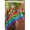 Sunlover Large Handmade Fair Trade Glass Wind Chimes - Rainbow