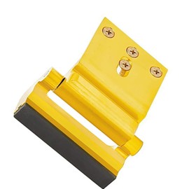 Home Security Lock 800LBS Force Aluminum Alloy Door Reinforcement Lock Proof for Home (Gold)