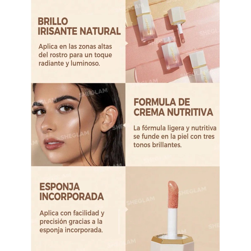 Sheglam Iluminador Líquido Glow Bloom - Bellini Brunch