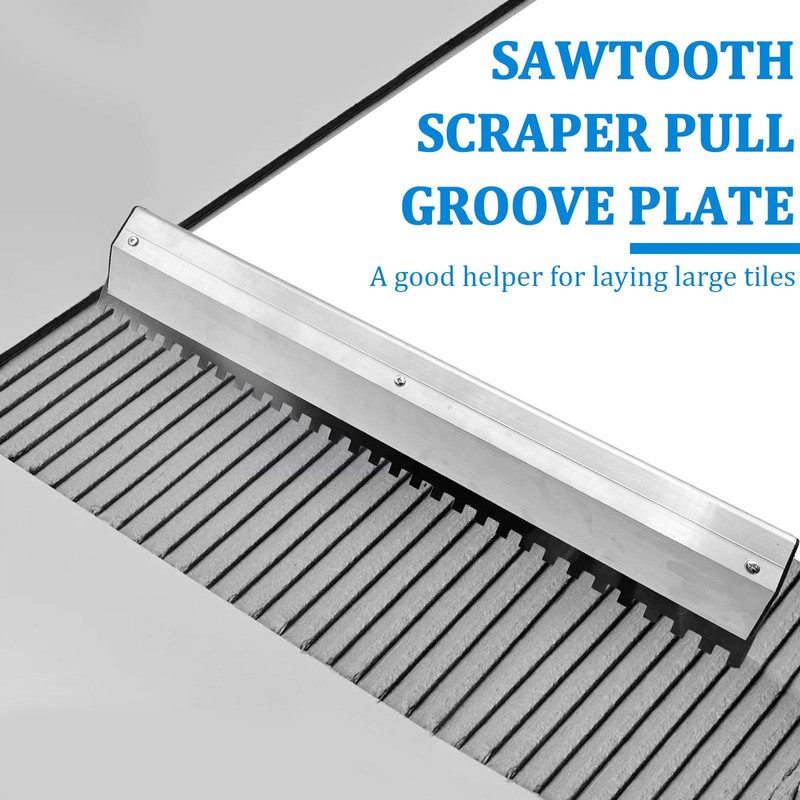2 Pack 24 Inch Large Tile Trowel, Tile Tools, 2/5"
