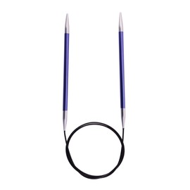 KnitPro Zing: Fixed Circular Knitting Pins: 60cm x 4.50mm, 4.5mm