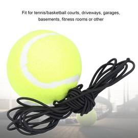 Tennis Ball with String, Tennis Practice Tool Elastic Rope Tennis Ball Practice Ball with Rope for Other Open Spaces for Garages