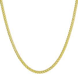 Curb Chain XXL King chain necklace men, size: 3 mm; Color: Gold; selection:. Chain 70 cm