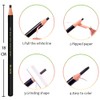 6 Piece Black Colour Waterproof Eyebrows Pencil Tattoo Makeup And